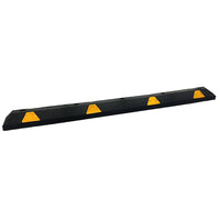 Shercom PCY-2001 Parking Curb with Yellow Reflector, 72"L x 6"W x 5"H, 42 lbs-Parking Curb