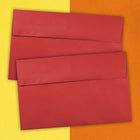 JAM Paper Enveloppes Brite Hue en papier recyclé à fermeture gommée, 6 x 9 1/2 po, rouge festif, paquet de 1000-Fermeture : gomme