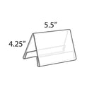 Azar Displays Two Sided Nameplate, 10 Pack (192811)-Nameplate