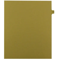 Mark Maker Legal Exhibit Index Tab Buff Single Tabs, 1/15th Cut, Letter Size, No Holes, Number 18, 25 Pack-Buff Single Tabs, 1/15th Cut