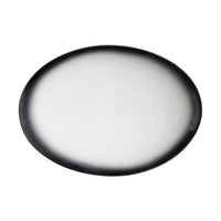 Maxwell & Williams Granite Oval Plate - 11.75" - Black - 4 Pack-Dinnerware