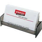 Staples Business Card Holder - Smoke-Display your business cards prominently