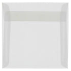 JAM Paper 9.5 x 9.5 Square Envelopes, Clear Translucent Vellum, 1000 Pack (2851357B)-Clear