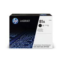 HP 81A (CF281A) Black Original LaserJet Toner Cartridge-Standard ink cartridge; yields up to 10500 pages
