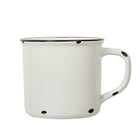 CTG Brands Ceramic Enamel Look Mug Set, White, 4 Pack-Volume: able to hold up to 15.2 oz. (450ml)