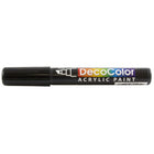 JAM Paper Marvy Uchida Acrylic Paint Marker - Chisel Tip - Black-Ink is water based Acrylic Paint and goes on smooth. These versatile Paint Markers can be used to brighten up any surface or project!