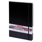 Talens Art Creation Hardbound Sketchbook - 8.3" x 11.4" - Black Cover - 80 Pages-Black hard cover sketchbook featuring ivory artist quality paper