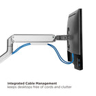 Uplite Dual Spring Assisted Monitor Mount Arm for 17" - 32" Monitors-9