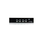 StarTech 4 Port Professional VGA USB KVM Switch with Hub-Rugged, solid steel rack-mountable case offers durability even in harsh environments