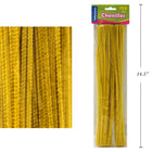 Selectum - Cure-pipes en chenille 12 po - Jaune - Paquet de 100-Jaune