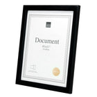 kieragrace Caspian Document Frame, 8.5 x 11", Black, 24 Pack-Holds 8.5x11" document