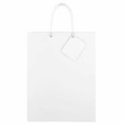 JAM Paper Glossy Gift Bags with Rope Handles - Large - 10 x 13 - White - 3 Bags/Pack-Size: Large (10 x 5 x 13 inches)