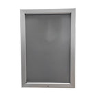 Eddie's Lockable Snap Frame Poster Holder - 11" x 17" - Silver Aluminum - 2 Pack (120665-2)-Aluminum - Silver