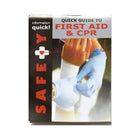 Wasip Bilingual First Aid Pocket Guide-A pocket guide suitable for first aid kits, vehicle compartments, sports teams, travellers, various work sites (first aid stations), homes, cottages, camping, etc.