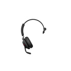 Jabra Evolve2 65, Link 380c, Mono UC Headset - Black-Wireless On-Ear Headset