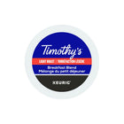 Timothy's Breakfast Blend K-Cup Pods - 24 Pack-Roast strength: Light
