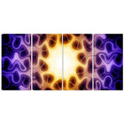 Designart Light Shine Through 4-Panel Modern Canvas Art Print, (PT3042-271)-Print