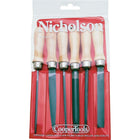 Nicholson 6-Piece American Pattern File Set-Qty/Pk - 1