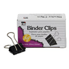 Charles Leonard Binder Clips, Mini, 1/4", Black, 576 Pack (CHL50001)-Ideal for organizing and filing