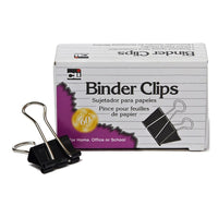 Charles Leonard Binder Clips, Mini, 1/4", Black, 576 Pack (CHL50001)-Ideal for organizing and filing