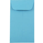 JAM Paper #5.5 Coin Envelopes, 3 1/8 x 5 1/2, Brite Hue Blue Recycled, 500 Pack-Coin Envelopes