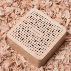 Decent Living Wooden Bluetooth Speaker - Square - Drop-Stylish and durable beech wood body