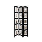 Nexxt Triple Panel Floor Screen with Foam, Black, 51/100" x 33-1/2" x 64-1/50"-3-panel screen room divider: create a new space with an easy to use beautiful room divider. create privacy in your home, make a new room or hide storage items