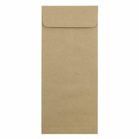 JAM Paper #14 Enveloppes commerciales avec politique - 5 po x 11,5 po - Sac en papier kraft brun - Paquet de 25-Couleur : Kraft Brun