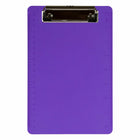 JAM Paper Small Plastic Memo Clipboard - 6" W x 9" H - Purple - 12 Pack-Color: Purple. Be stylish and organized with colorful clipboards.