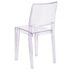 Flash Furniture Phantom Series Transparent Stacking Side Chair-Polycarbonate Molded Structure