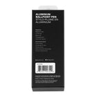 Gry Mattr Twist Ball Point Pen Dark Grey Barrel - Black Chrome Accents-Barrel Colour: Dark Grey