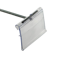 Azar Displays Flip Scan Label Holder, 1.5" x 2", 50 Pack (700842)-1-1/2"H x 2"W