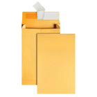 Quality Park Kraft Envelopes - 9" x 12" x 2" Expansion - 25 Pack-Easy quickstrip—simply remove strip and press to close