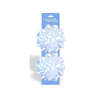 Millbrook Studios 4" Confetti Bows, White, 12 Pack (00383)-2 bows per unit