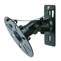 TygerClaw Wall Mount for Speaker, 4.3" x 4.3" x 3.9", Black-Small size 3-Axis Dual Speaker wall mount