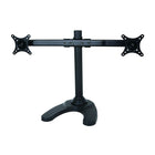 TygerClaw Dual Monitor Mount, 19" x 30" x 13", Black-Medium size monitor mount