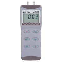 REED Instruments R3100 Digital Differential Pressure Manometer (100psi)-Measures gauge and differential pressure up to 100psi
