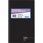 Blueline Record Book, A790300.01, 12-1/2" x 7-7/8"-Perfect binding with hard black cover