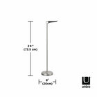 Umbra Tucan Toilet Paper Stand - Nickel Metallic Finish-5