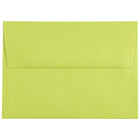 JAM Paper A7 Invitation Envelopes, 5.25 x 7.25, Brite Hue Ultra Lime Green, 250 Pack (96151H)-Ultra lime brite hue recycled envelope