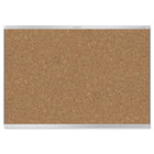 Quartet Prestige 2 Magnetic Cork Bulletin Board - Graphite Frame - 48" x 36"-Magnetic cork board