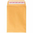 JAM Paper 5.5" x 7.5" Open End Catalog Recycled Envelopes with Peel and Seal Closure - Brown Kraft Manila - 50 Pack-Colour: Brown Kraft Manila