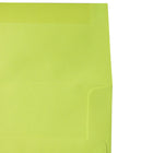 JAM Paper A8 Invitation Envelopes, 5.5 x 8.125, Brite Hue Ultra Lime Green, 100 Pack (15955g)-Closure: Gum