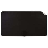RCA Indoor Ultra-Thin XL Amplified HDTV Multi-Directional Antenna - Black/White-Receives TV broadcasts supporting 1080p HD and compatible with 4K and 8K ultra HD for highest-quality picture and sound