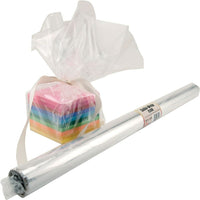 Hygloss 12.5' X 20" Cello Wrap Roll, Clear-Age group and grade: Ages 5+ and grades pre kindergarten - 12th