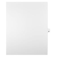 Mark Maker – Onglets séparateurs juridiques blancs, 1/25 onglets, format lettre, sans trous, numéro 64, 25/paquet-Onglets séparateurs blancs, 1/25 onglets