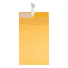 Staples Quickstrip Kraft Envelopes - 10" x 13" x 2" Expansion - 25 Pack-Square flap with side seam and 2" expansion gusset