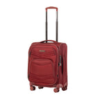Air Canada Central 20" Softside Carry On Spinner Luggage - Burgundy-8-wheels spinner