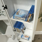 Sauder 422427 HomePlus Storage Cabinet - Soft White-This storage cabinet unit can be assembled with swing-out storage on either left or right side.