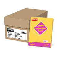 Staples 30% Recycled Coloured Copy Paper - Letter - 8-1/2" x 11 - Goldenrod - 5000 Sheets-8-1/2" x 11"